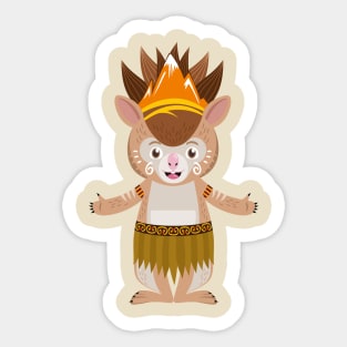 Maskot PON PAPUA 2021 Kangpho Sticker